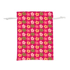 Little Flowers Garden   Lightweight Drawstring Pouch (l) by ConteMonfrey