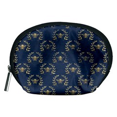 Blue Golden Bee Accessory Pouch (medium) by ConteMonfrey