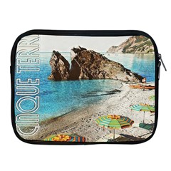 Beach Day At Cinque Terre, Colorful Italy Vintage Apple Ipad 2/3/4 Zipper Cases by ConteMonfrey