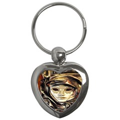 Artistic Venetian Mask Key Chain (heart) by ConteMonfrey