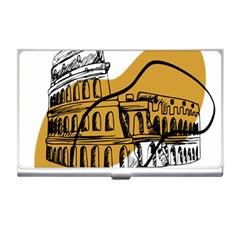 Colosseo Draw Silhouette Business Card Holder by ConteMonfrey