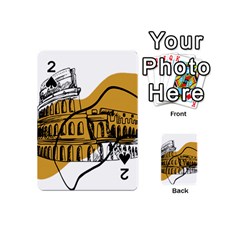 Colosseo Draw Silhouette Playing Cards 54 Designs (mini) by ConteMonfrey