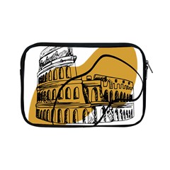 Colosseo Draw Silhouette Apple Ipad Mini Zipper Cases by ConteMonfrey