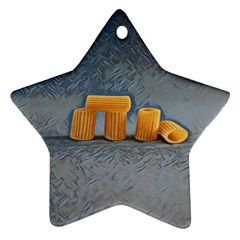 Pasta Is Art - Italian Food Star Ornament (two Sides) by ConteMonfrey