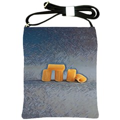 Pasta Is Art - Italian Food Shoulder Sling Bag by ConteMonfrey