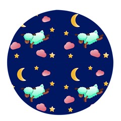 Sleepy Sheep Star And Moon Pop Socket (white) by danenraven