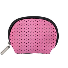 Polka Dot Dots Pattern Dot Accessory Pouch (small) by danenraven