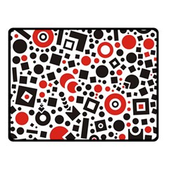 Square Object Future Modern Double Sided Fleece Blanket (small)  by danenraven