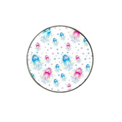 Jellyfis Pink Blue Cartoon Hat Clip Ball Marker (10 Pack) by danenraven