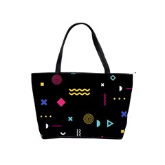 Geometric Art Colorful Shape Classic Shoulder Handbag by Ravend