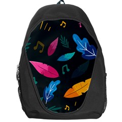 Illustrations Background Pattern Leaves Leaf Nature Texture Backpack Bag by Ravend