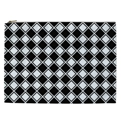 Square Diagonal Pattern Seamless Cosmetic Bag (xxl)
