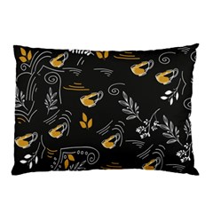 Illustration Leaves Leaf Naturecoffee Digital Paper Cup Pillow Case