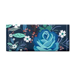 Floral Background Digital Art Hand Towel