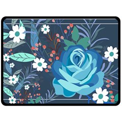 Floral Background Digital Art Fleece Blanket (large) 