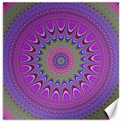 Art Mandala Design Ornament Flower Canvas 12  X 12  by Ravend