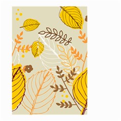 Nature Leaves Leaf Flowers Flower Background Wallpaper Small Garden Flag (two Sides)