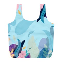 Leaves Leaf Nature Background Plant Full Print Recycle Bag (l)