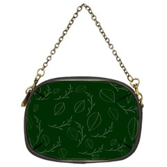 Leaves Leaf Foliage Plant  Background Chain Purse (two Sides) by danenraven