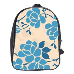 Flower Petal Branch Corolla School Bag (large) by danenraven