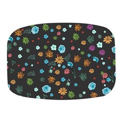 Flowers-leaves Leaf Background Floral Flora Mini Square Pill Box