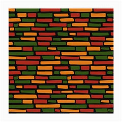 Ethiopian Bricks - Green, Yellow And Red Vibes Medium Glasses Cloth (2 Sides) by ConteMonfreyShop