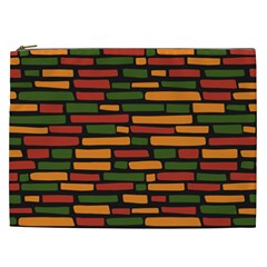 Ethiopian Bricks - Green, Yellow And Red Vibes Cosmetic Bag (xxl) by ConteMonfreyShop