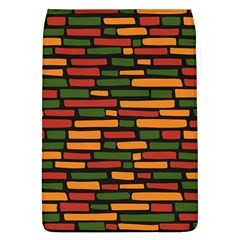 Ethiopian Bricks - Green, Yellow And Red Vibes Removable Flap Cover (l) by ConteMonfreyShop