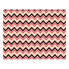 Geometric Pink Waves  Double Sided Flano Blanket (large) by ConteMonfreyShop