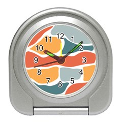 Geometric Bricks   Travel Alarm Clock