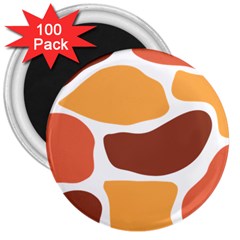 Geometric Pastel Bricks   3  Magnet (100 Pack) by ConteMonfreyShop