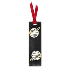 Gold Ornaments Black Small Book Marks by TetiBright