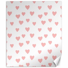 Small Cute Hearts   Canvas 8  X 10  by ConteMonfreyShop