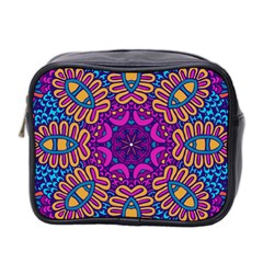 Mandala Fishes Mini Toiletries Bag (two Sides)