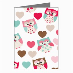 Lovely Owls Greeting Cards (pkg Of 8) by ConteMonfreyShop