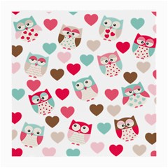 Lovely Owls Medium Glasses Cloth (2 Sides) by ConteMonfreyShop
