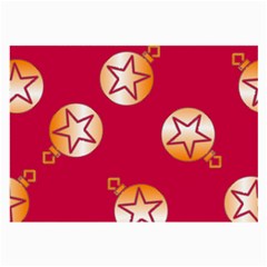 Orange Ornaments With Stars Pink Large Glasses Cloth