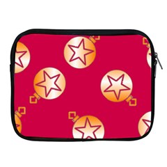 Orange Ornaments With Stars Pink Apple iPad 2/3/4 Zipper Cases