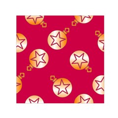 Orange Ornaments With Stars Pink Square Satin Scarf (30  x 30 )
