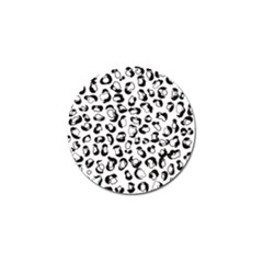 Black And White Leopard Print Jaguar Dots Golf Ball Marker (4 pack)