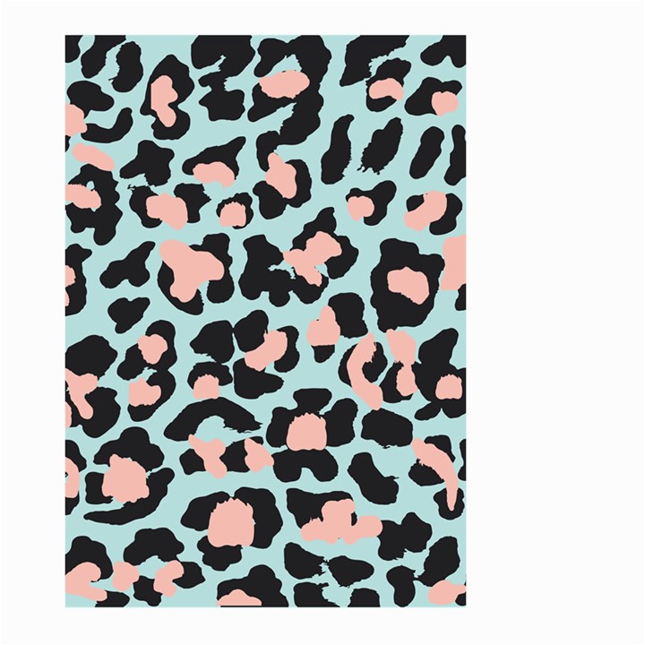 Blue And Pink Jaguar Dots Leopard Large Garden Flag (Two Sides)