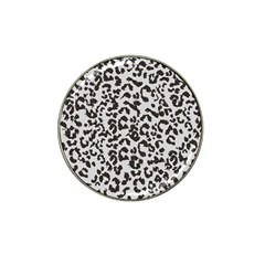 Leopard Print Gray Theme Hat Clip Ball Marker by ConteMonfreyShop