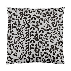 Leopard Print Gray Theme Standard Cushion Case (one Side) by ConteMonfreyShop