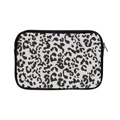 Leopard Print Gray Theme Apple Ipad Mini Zipper Case by ConteMonfreyShop