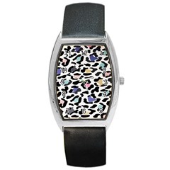 Jaguar Spots Colorful Barrel Style Metal Watch by ConteMonfreyShop