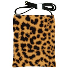 Leopard Print Spots Shoulder Sling Bag by ConteMonfreyShop