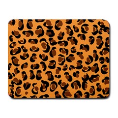 Leopard Print Peach Colors Small Mousepad by ConteMonfreyShop