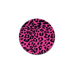 Leopard Print Jaguar Dots Pink Golf Ball Marker (10 Pack) by ConteMonfreyShop