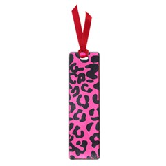 Leopard Print Jaguar Dots Pink Small Book Mark by ConteMonfreyShop