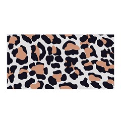 Leopard Print  Satin Wrap 35  X 70  by ConteMonfreyShop